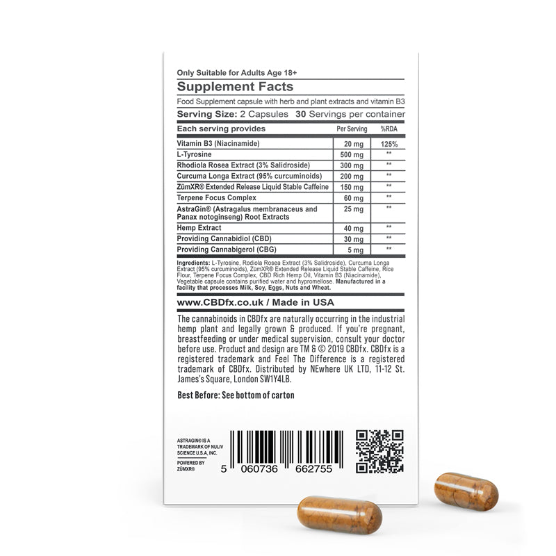 CBD + CBG Morning Tablets 900mg