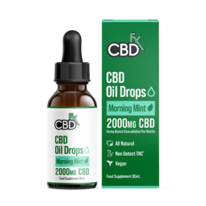 cbdfx uk photo render flavoured tinctures morning mint mg nov