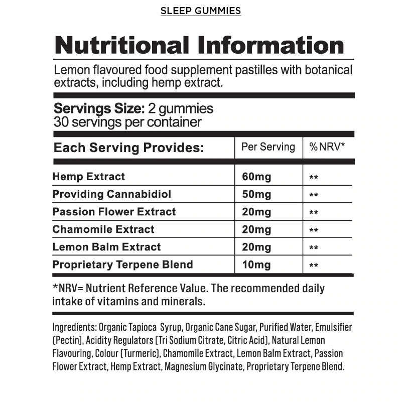 gummies sleep bottle