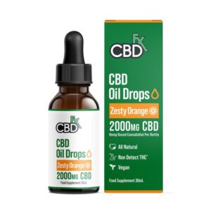 CBD Tincture - Zesty Orange - 2000mg