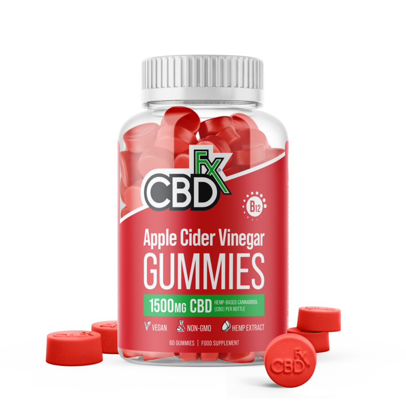 CBDfx CBD Gummies with Apple Cider Vinegar 1500mg