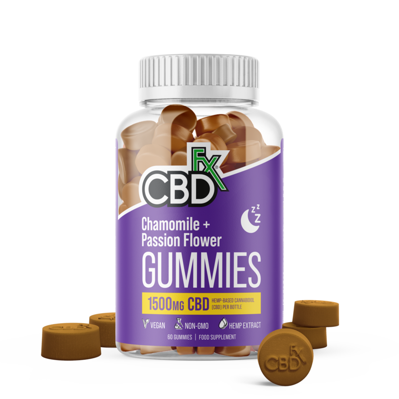 CBDfx CBD Gummies for Sleep with Chamomile & Passion Flower 1500mg