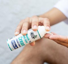 cbdfx photo lifestyle topical muscle joint cream cooling aug x